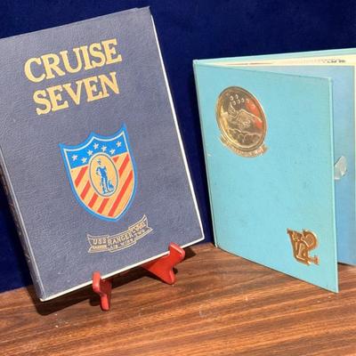 Lot of 2 Vintage Navy Cruise Books