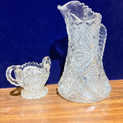 American brilliance Pitcher And Sugar Bowl 