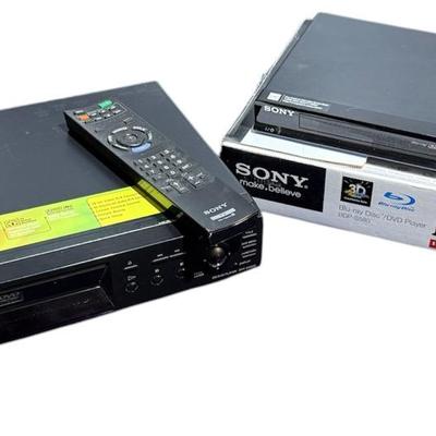 Lot of 2 Sony Disc Players – Blu-ray 3D BDP-S580 & DVD Player DVP-NS57P with Remote