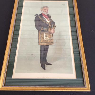 Vanity Fair “The Pro Grand Master” Lithograph 
