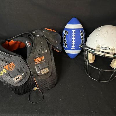 Pads, Helmet, & Ball 