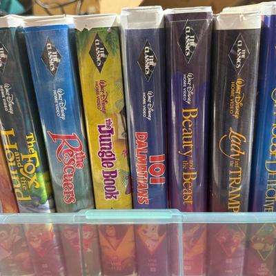Vintage Disney Black Diamond VHS Lot – 10Classic Titles