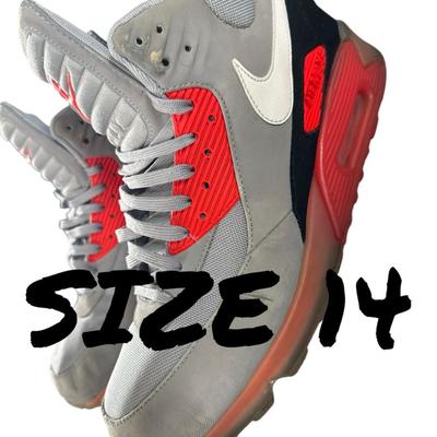 Nike Air Max 90 Sneakerboot Infrared – SIZE 14 Men’s Size 14 | Mid Top Winterized Hybrid