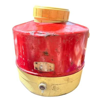Vintage Poloron Metal Thermos Jug