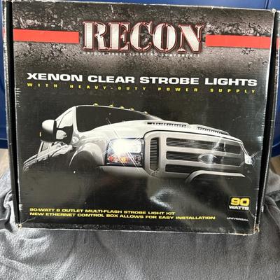 Recon Xenon Clear Strobe Light Kit – 90W 6-Outlet Multi-Flash System (New in Box)