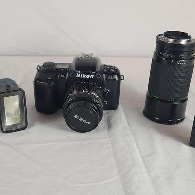 Nikon N6006 Camera And Quantaray Lens