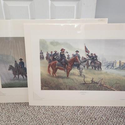 Mort Kunstler Killer Angels Series 2 And 4 Lithographs