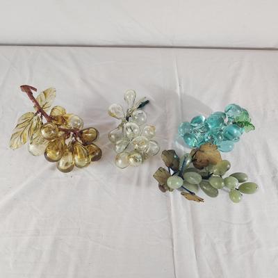 Glass And Stone Grape Clusters