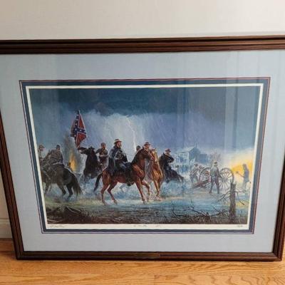 "Thunder In The Valley" Framed Print