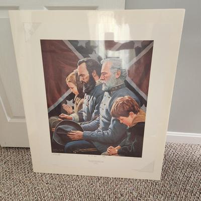 The Generals Were Brought To Tears Unframed Lithograph 