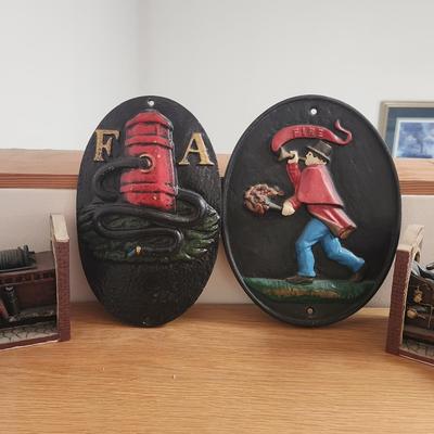 Firefighter Plaques And Bookends