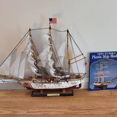 U.S. Coastguard Model Ship Plus Book