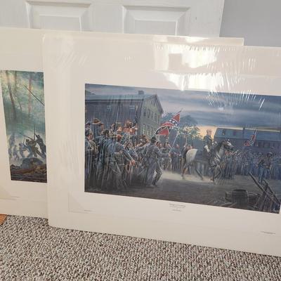 Mort Kunstler Killer Angels Series 5 And 6 Lithographs