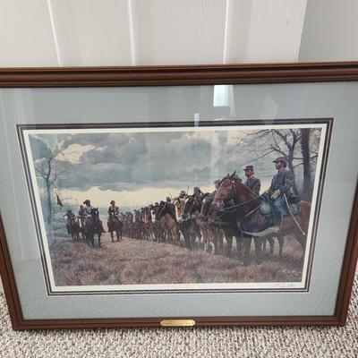 Morgan's Raiders By Mort Kunstler Lithograph 