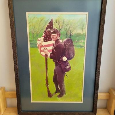 Union Soldier Framed Print