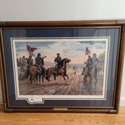 "A Heavy Task Before Us" Framed Print