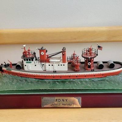 F.D.N.Y. John J. Harvey Model Ship