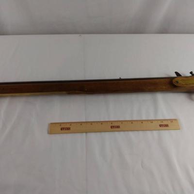Vintage 45 Cal Lancaster Flintlock Rifle