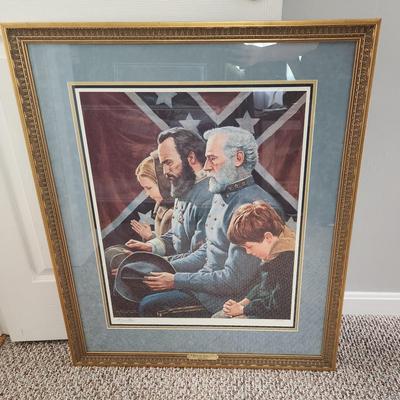 The Generals Were Brought To Tears Lithograph 