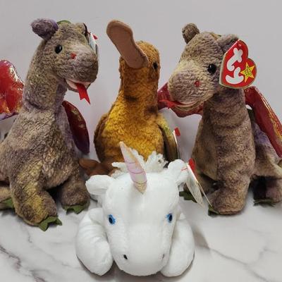 Mythical Friends Beanie Babies 