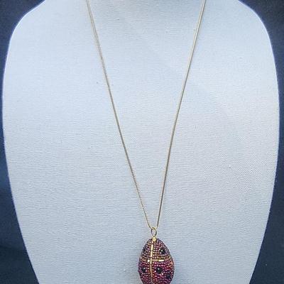 Terilynn Beaded Egg Pendant