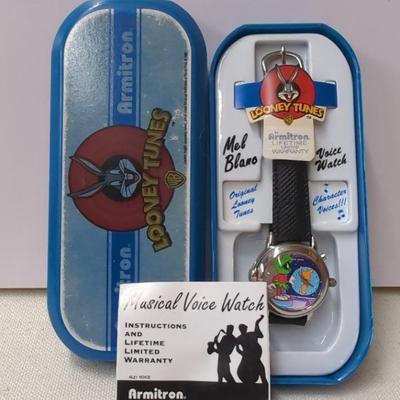Marvin Martian Armitron Looney Tunes Musical Watch-Mel Blanc 