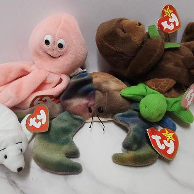 Ocean TY Stuffies Beanie Babies 