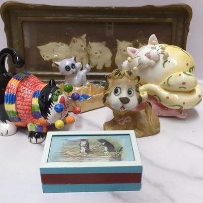 Vintage Cat Portraiture & Other Cat Items 
