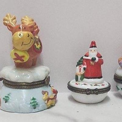 Holiday Trinket Boxes 
