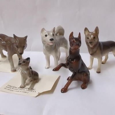 Hagen-Renaker Pointy-eared Dogs