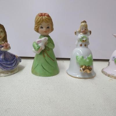 Ceramic Girl Figurines/Bells