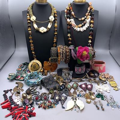Necklaces, Bracelets, Earrings- Beaded 