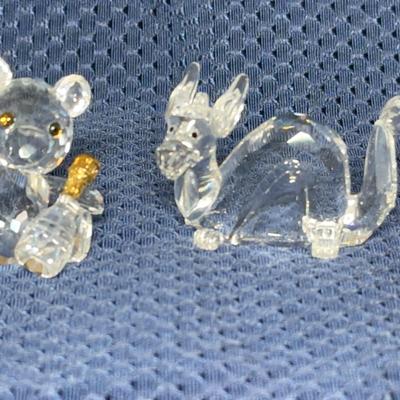 Swarovski Monkey, Mouse, Bear, Dragon 
