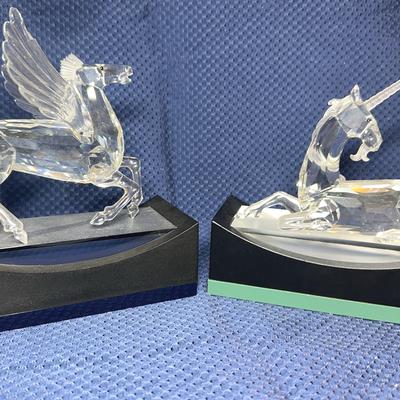 1998 Swarokski, Pegasus And Unicorn