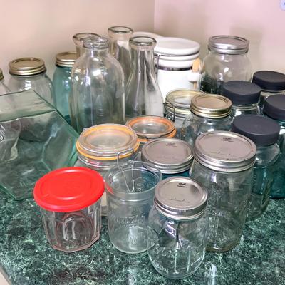 Group Of Mason Jars