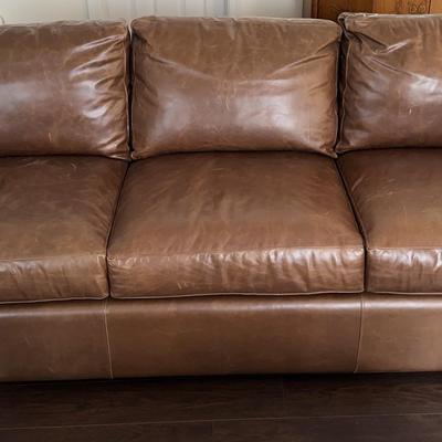 Crate And Barrel Leather Sofa