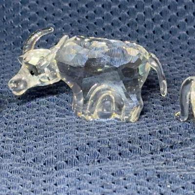 Swarovski Cow, Ox, Rooster