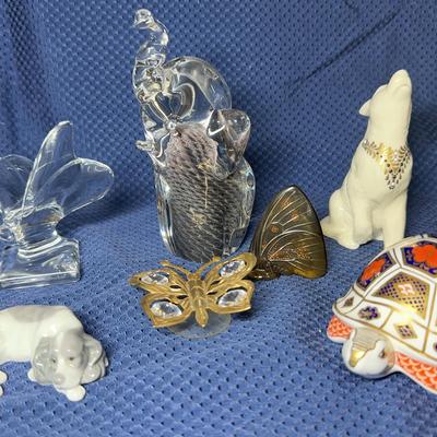 Baccarat, Lladro, Lalique, Marcolin Figurines 