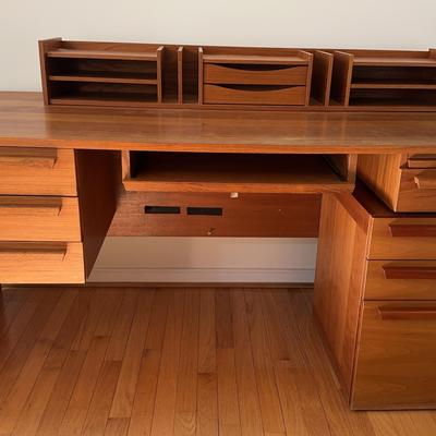 Mid-Century Modern Desk And Filing Cabinet