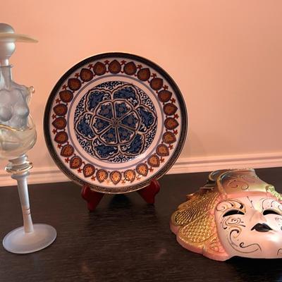 Hand Blown Perfume Bottle And Decor