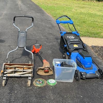 Cobalt, Fiskars, Black And Decker Mowers And Weed Eater 