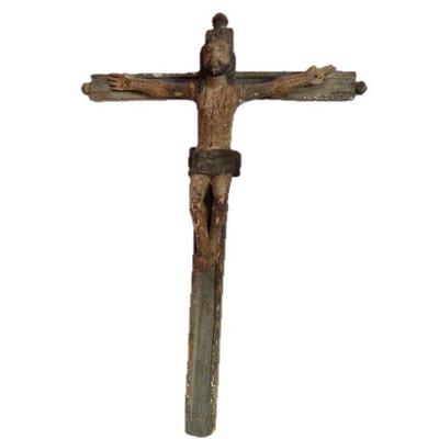 Spanish Colonial New Mexico Primitive Crucifix
