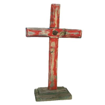 New Mexican Rustic Folk Art Cross