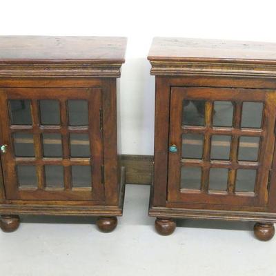 Cottage End Table Pair