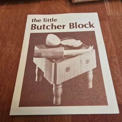 6" x 6" butcher block new