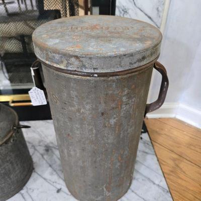 1919 Poughkeepsie Ice Cream can 