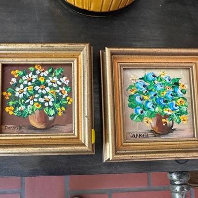 Miniature original oil paintings
