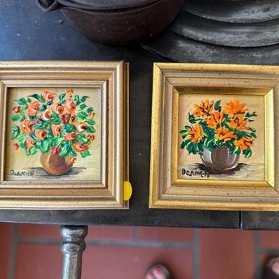 Miniature original oil paintings