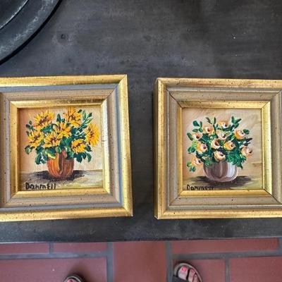 Miniature original oil paintings