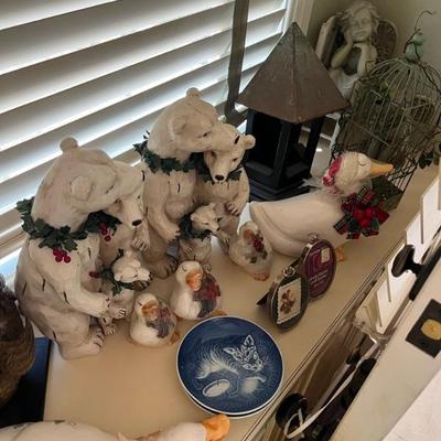 Christmas bears. 